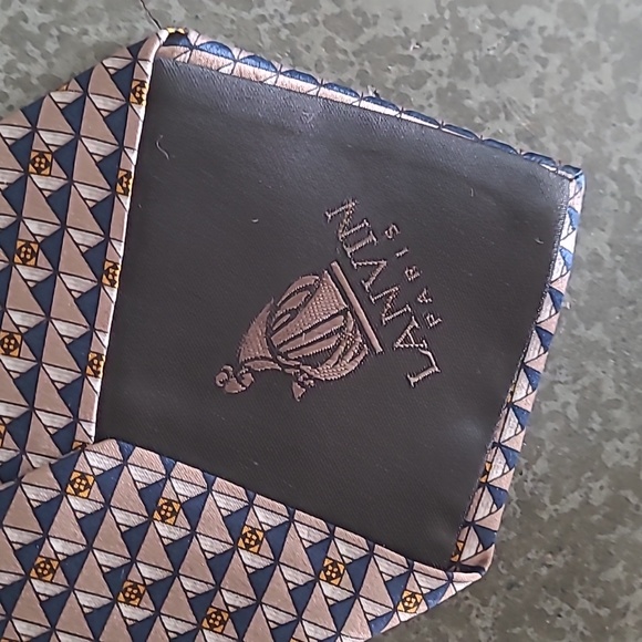 LANVIN PARIS SILK NECK TIE - Picture 4 of 5